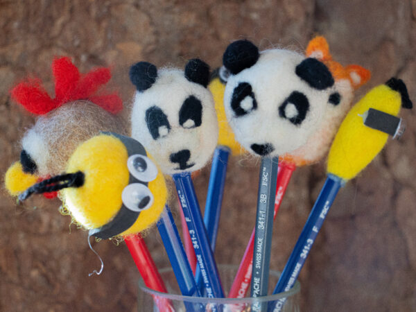 Bleistift mit Filzkugel – Bild 2